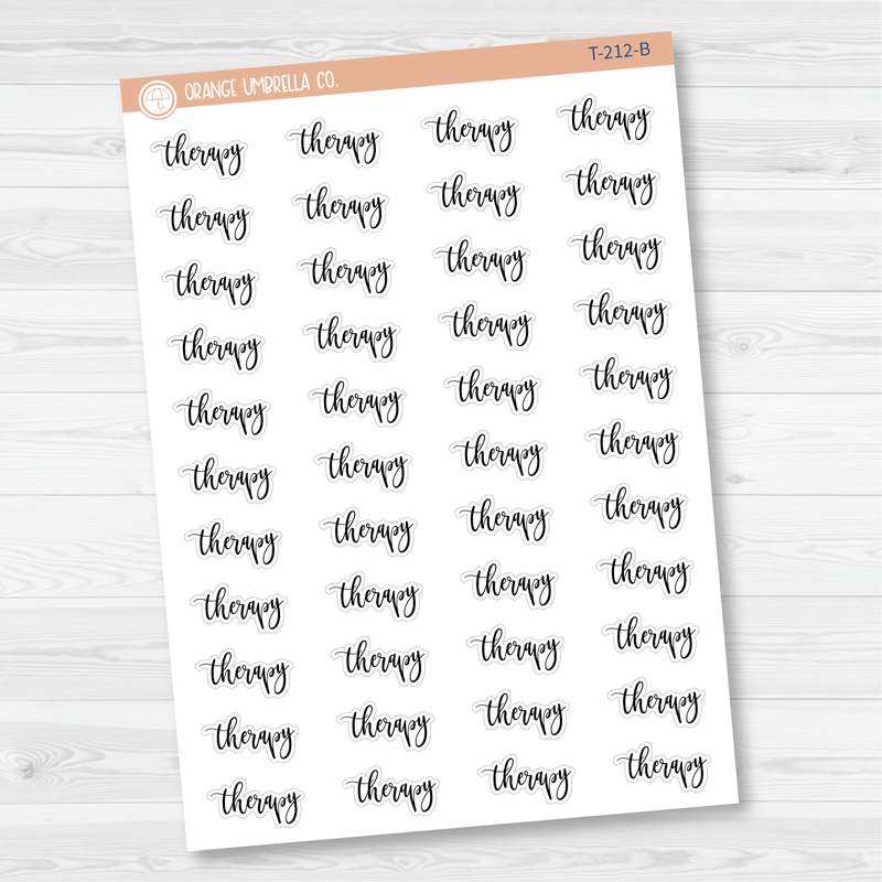 Therapy Script Planner Stickers and Labels| F2 | T-212 | 944-038-051L-WH