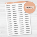 Therapy Script Planner Stickers | F3  | Clear Matte | T-213-BCM