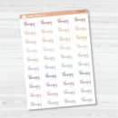 Therapy Script Planner Stickers | F4  | T-214