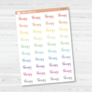 Therapy Script Planner Stickers | F4  | T-214
