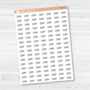 Sleep Script Planner Stickers | F3  | T-215