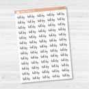 Half Day Script Planner Stickers | F2 | T-252