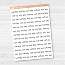 Half Day Jen Plans Script Planner Stickers | FJP | T-256