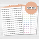 Half Day Jen Plans Script Planner Stickers | FJP | T-256