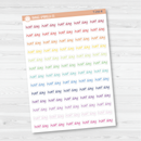 Half Day Jen Plans Script Planner Stickers | FJP | T-256