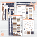 Celestial Stars Universal Planner Kit | Journal Style Planner Kit Stickers | U-018