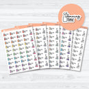 cleaning time planner stickers F18 hand doodled spray bottle icons for tracking chores and cleaning schedules