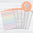cross faith icon planner stickers for inductive bible study jesus gospel salvation scripture marking