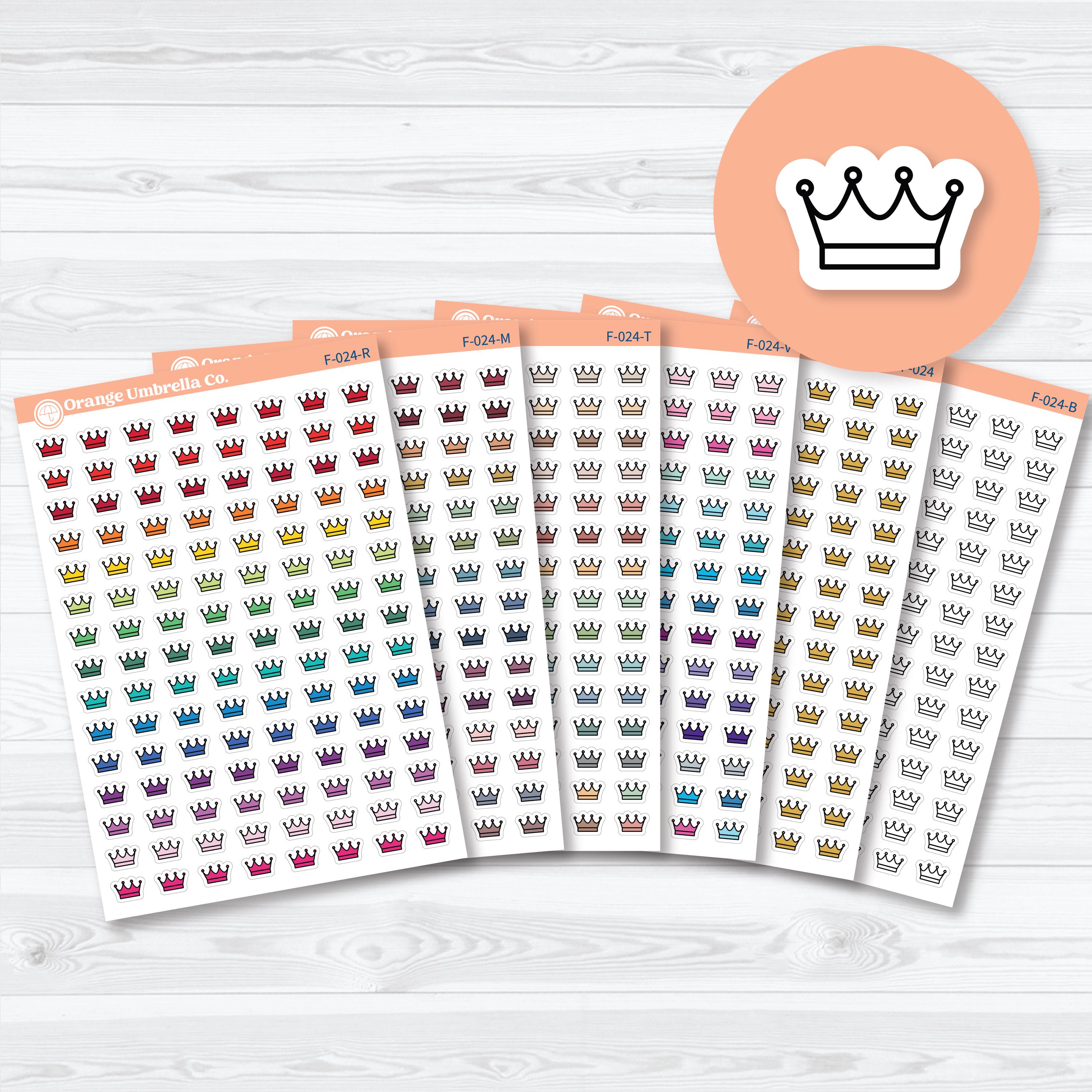 crown faith icon planner stickers for inductive bible study kingdom of god authority identity in christ scripture marking