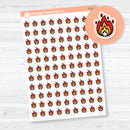 fire clear matte transparent faith icon planner stickers for inductive bible study holy spirit god presence scripture marking
