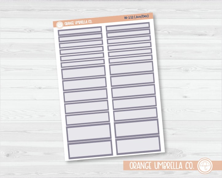 50% OFF -  CLEARANCE | A5 Daily Duo Label Planner Stickers | Wildflower Palette | W-107-112