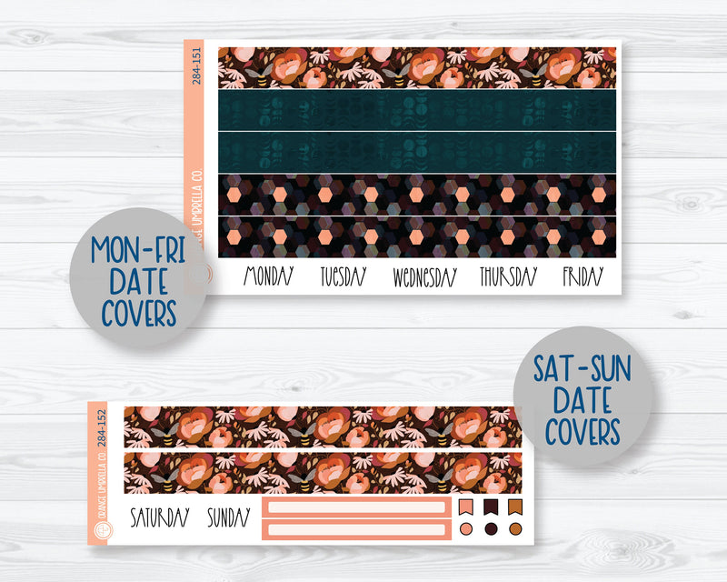 7x9 Plum Daily Planner Kit Stickers | Rosy Cheeks 284-151