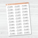 Weigh-In Scale Icon Planner Stickers| F16 | E-281