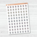 Laundry Icons | Hand Doodled Washing Machine Planner Stickers | I-428
