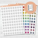 Planner Time Icons | Hand Doodled Planner Icon Planner Stickers | I-435