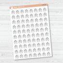 Pay Bill Icons | Hand Doodled Bills Planner Stickers | I-437