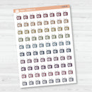 Television Icons | Hand Doodled TV Icon Planner Stickers | I-438