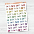 Television Icons | Hand Doodled TV Icon Planner Stickers | I-438