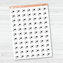 Work from Home Computer Icons | Hand Doodled Laptop Planner Stickers | I-448