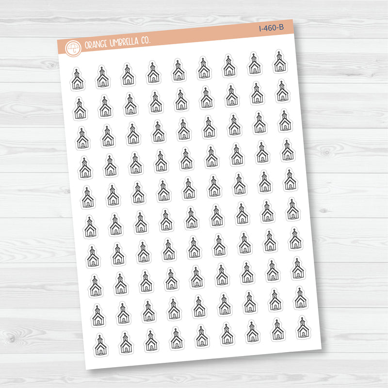 Hand Doodled Church Planner Stickers | I-460