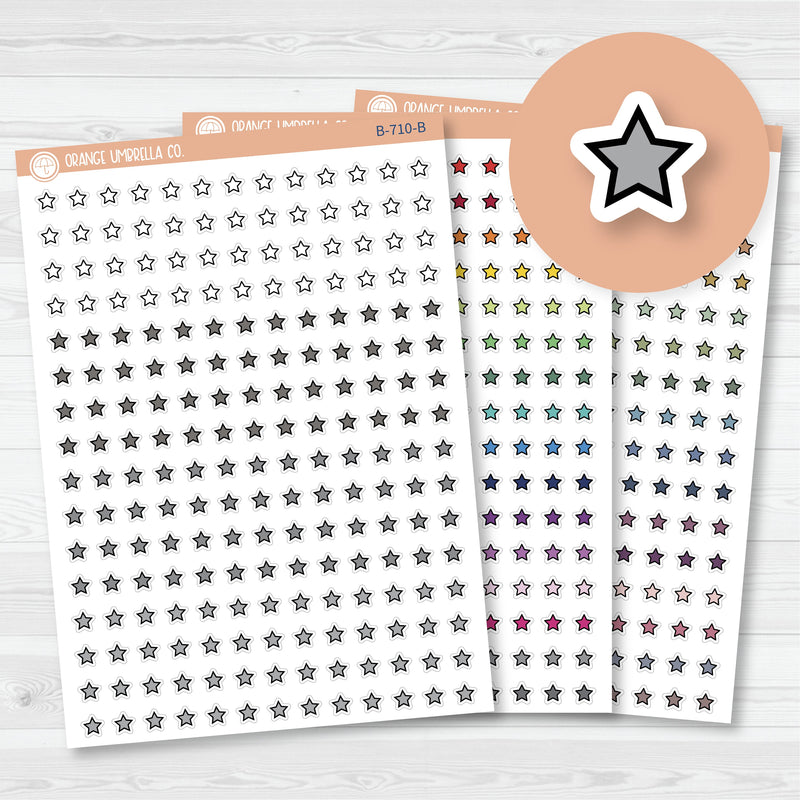Bold Blooms Erin Condren Palette | Tiny Star Planner Stickers from Kits | BB-004