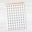 Laundry Icons | Hand Doodled Washing Machine Planner Stickers | I-428