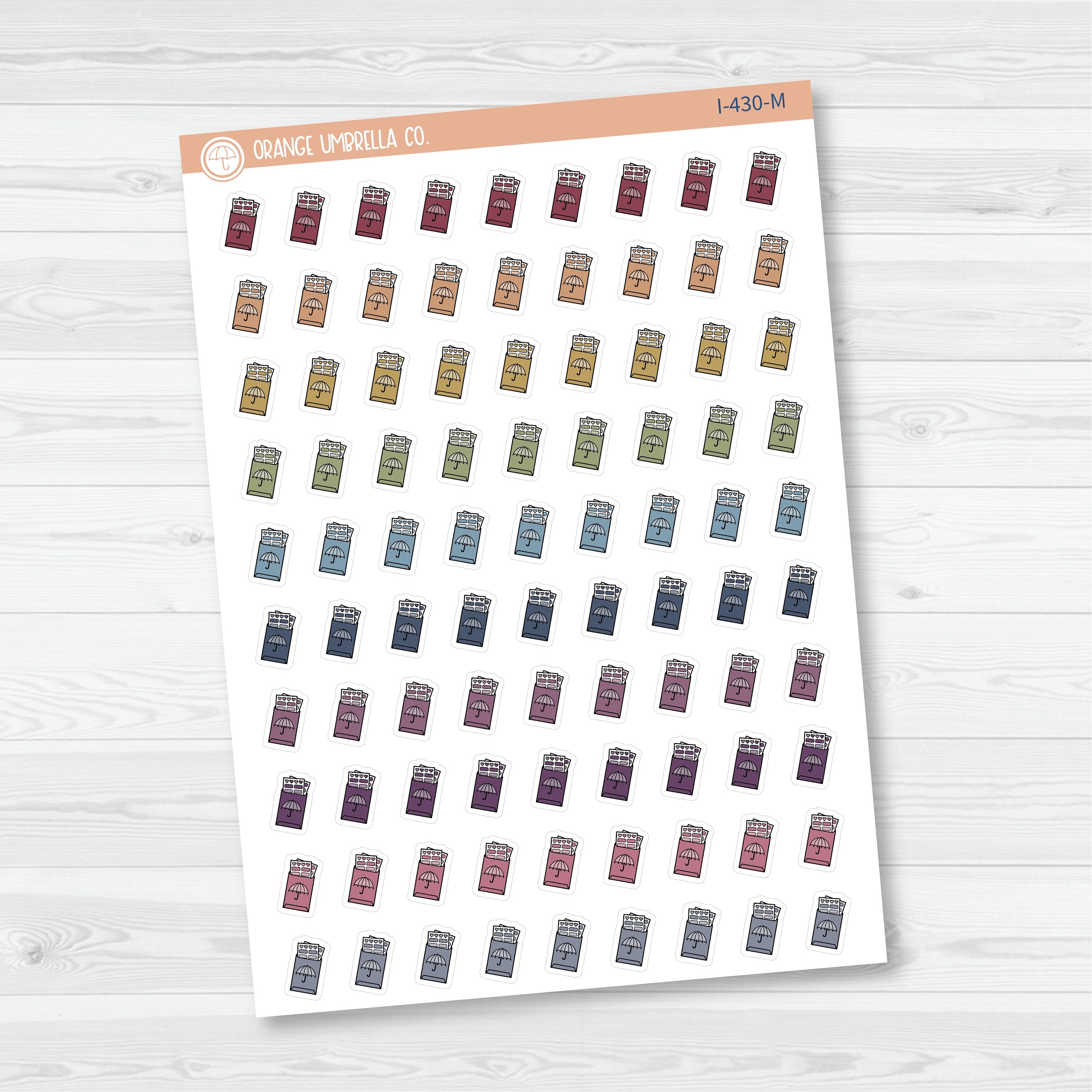 Happy Mail Icons | Hand Doodled Sticker Mail Planner Stickers | I-430