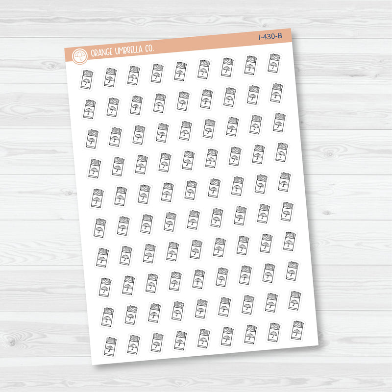 Happy Mail Icons | Hand Doodled Sticker Mail Planner Stickers | I-430