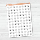 Hand Doodled Paw Print Icon | Vet Groomer Planner Stickers | I-433