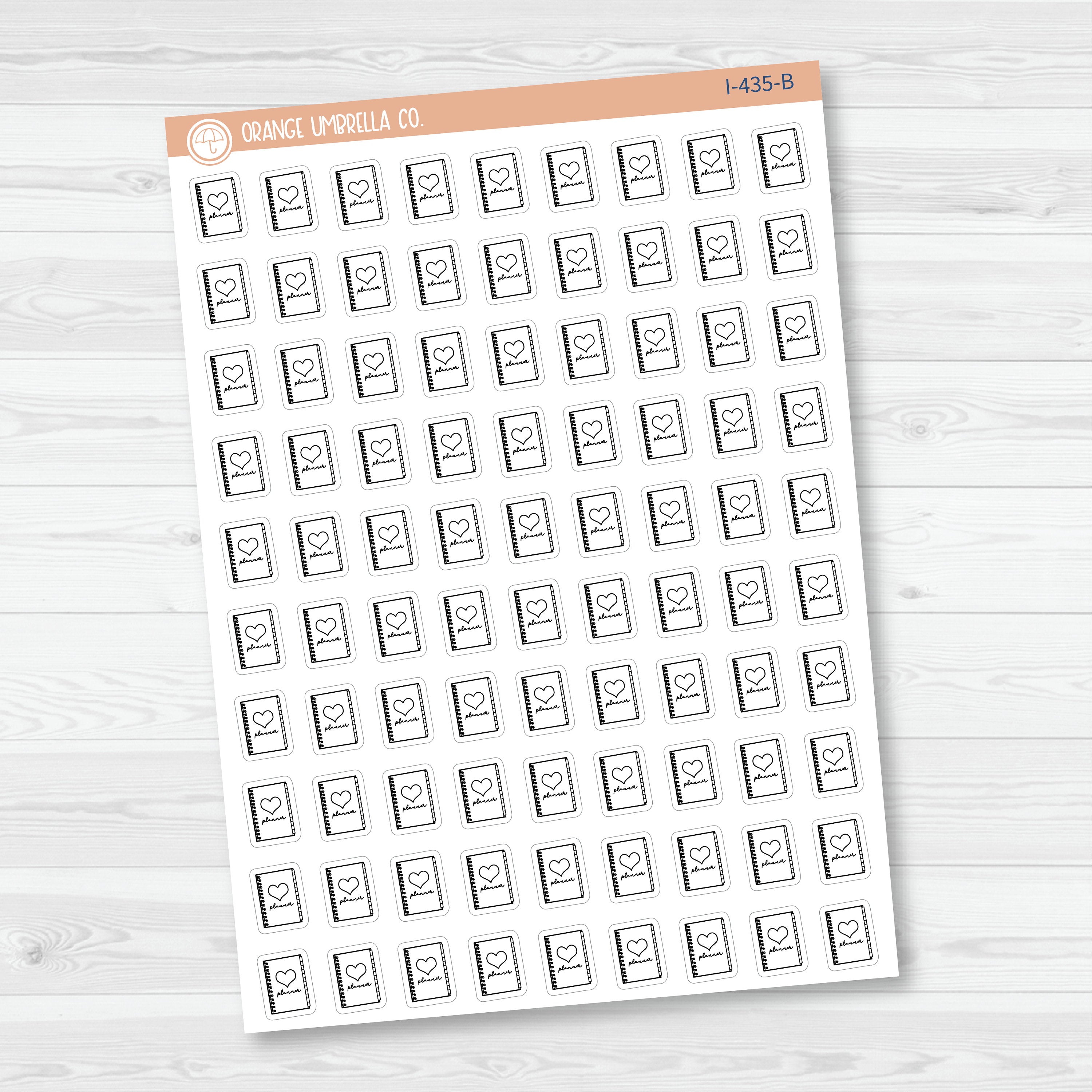 Planner Time Icons | Hand Doodled Planner Icon Planner Stickers | I-435