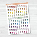 Prescription Icons | Hand Doodled RX Medicine Bottle Planner Stickers | I-440