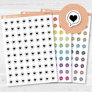 Hand Doodled Speech Bubble Planner Stickers | I-446