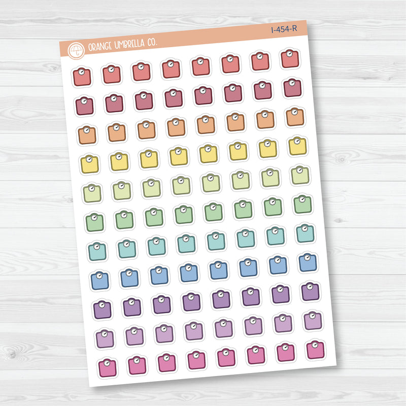 Scale Icon | Hand Doodled Weigh In Planner Stickers | I-454