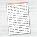 Reading Journal Mixed Sheets Planner Stickers | M-009 & M-010