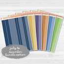 Erin Condren Colored Washi Planner Stickers | Erin Condren Palette | EC-035-040
