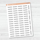 Vacation Script Planner Stickers | FJP | S-002