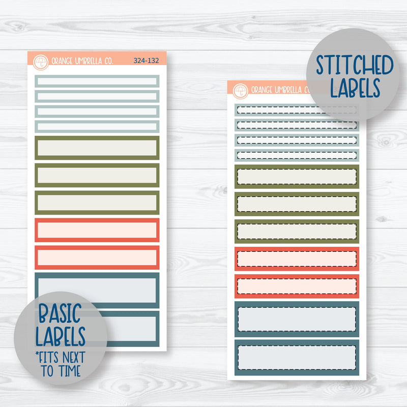 Vacation Summer Kit | 7x9 Daily Duo Planner Kit Stickers | Well Traveled | 324-131