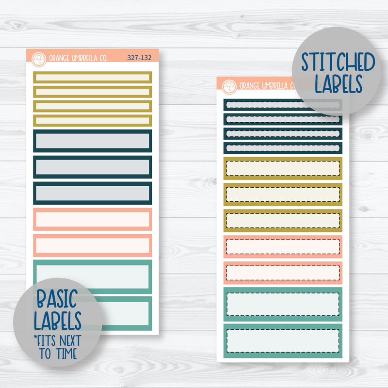 Tropical Floral Daily Kit | 7x9 Daily Duo Planner Kit Stickers | Island Sunrise | 327-131