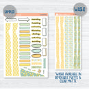 Summer Bees Universal Planner Kit | Journal Style Planner Kit Stickers | U-015