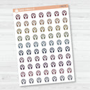 Hand Doodled Headphones Icon Planner Stickers | I-465