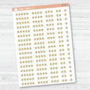 Star\Half Star Rating - Movie and Book Icon Tracker Planner Stickers | B-722 & B-723