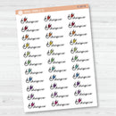 Charge Car Icon Script Planner Stickers and Labels | FC16 | E-297
