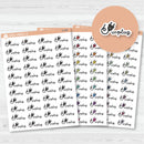 Unplug Planner Stickers | F16 | E-298