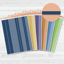 Erin Condren Colored Washi Planner Stickers | Erin Condren Palette | EC-035-040