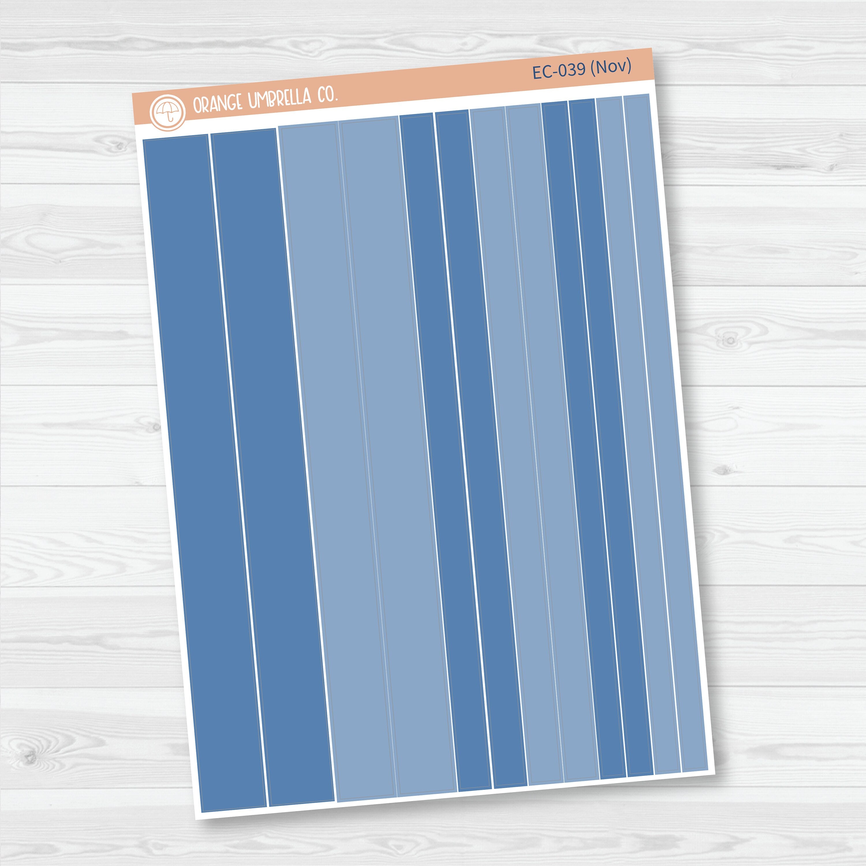Erin Condren Colored Washi Planner Stickers | Erin Condren Palette | EC-035-040