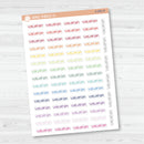 Vacation Script Planner Stickers | FJP | S-002