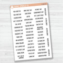 US Holiday Script Planner Stickers | F8 | S-003