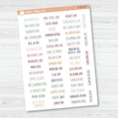 US Holiday - Mini Script Planner Stickers | F13 | S-028