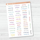 US Holiday - Mini Script Planner Stickers | F14 | S-034