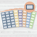 NP-Half Box Label Planner Stickers | for Erin Condren Evolve Palette | EC-047-052